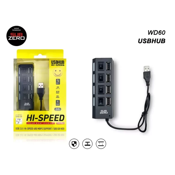 SUBZERO HI SPEED USB ÇOĞALTICI SUBZERO HI SPEED USB ÇOĞALTICI