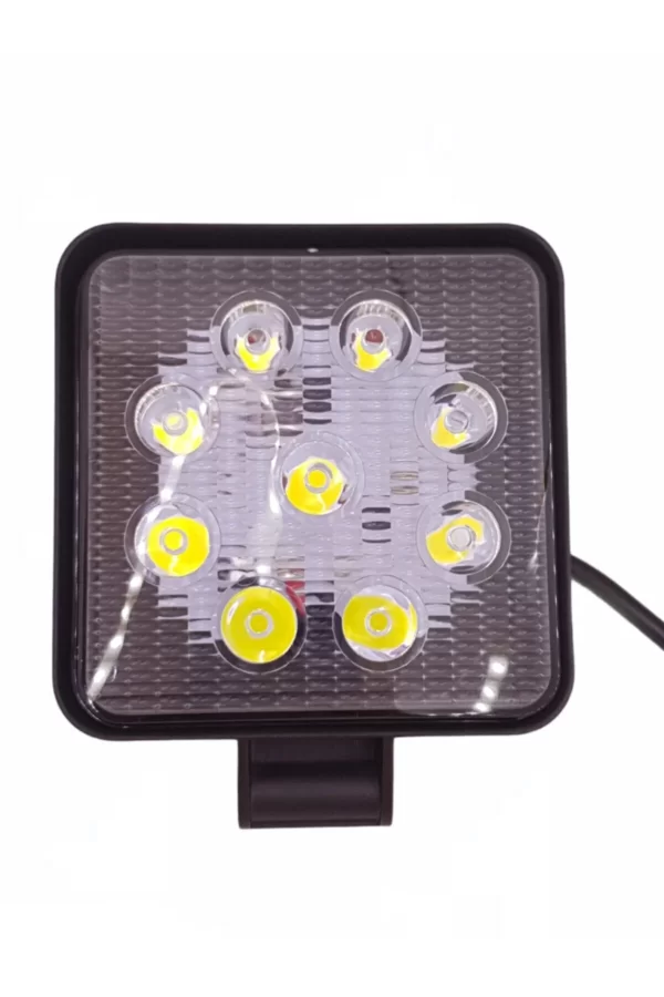 CARUB LAMBA ÇALISMA 10 0 V 27W 9 LED KARE SİYAH CARUB LAMBA ÇALISMA 10 0 V 27W 9 LED KARE SİYAH