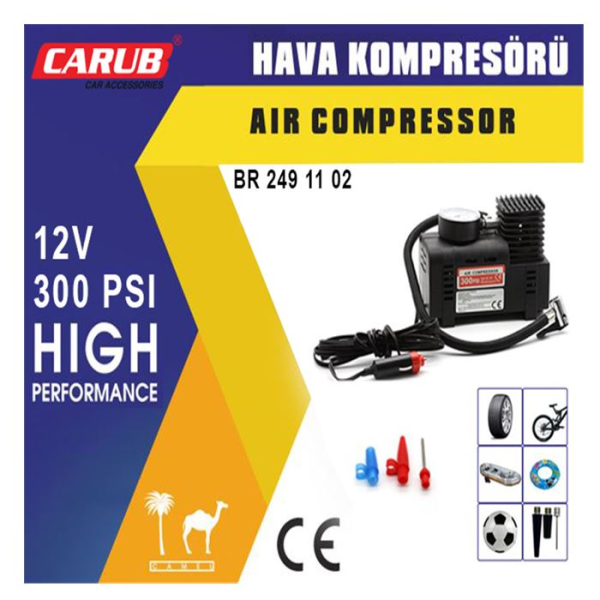 CARUB HAVA KOMPRESÖRÜ 12V 300 PSI